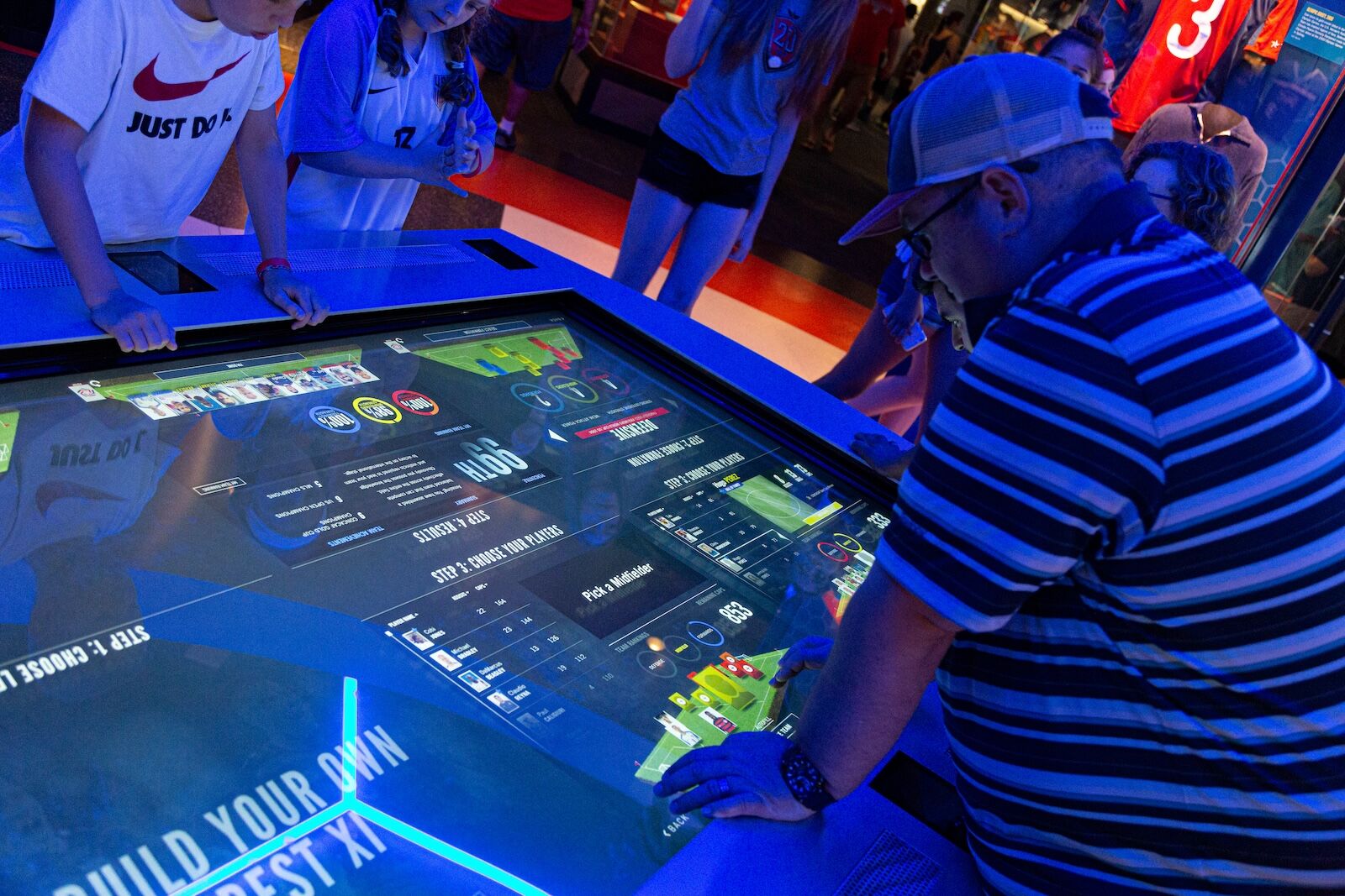 interactive exhibits at the us national soccer hall of fame