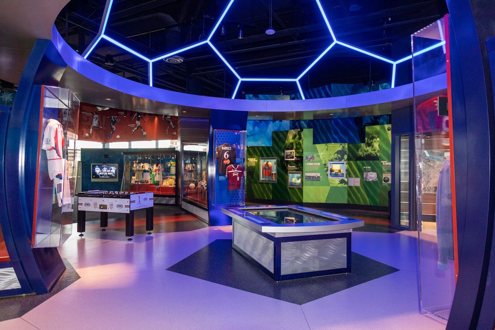 Center of us national soccer hall of fame