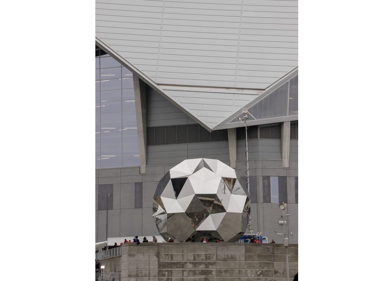 atlanta world cup soccer ball statue