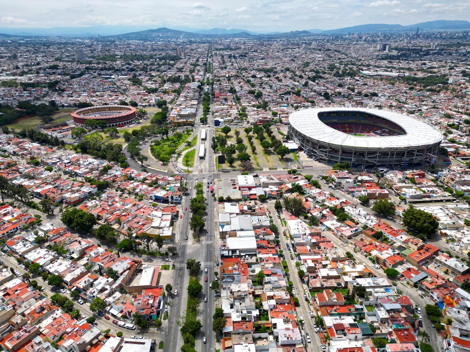 estadio jalisco and surrounding neighborhood