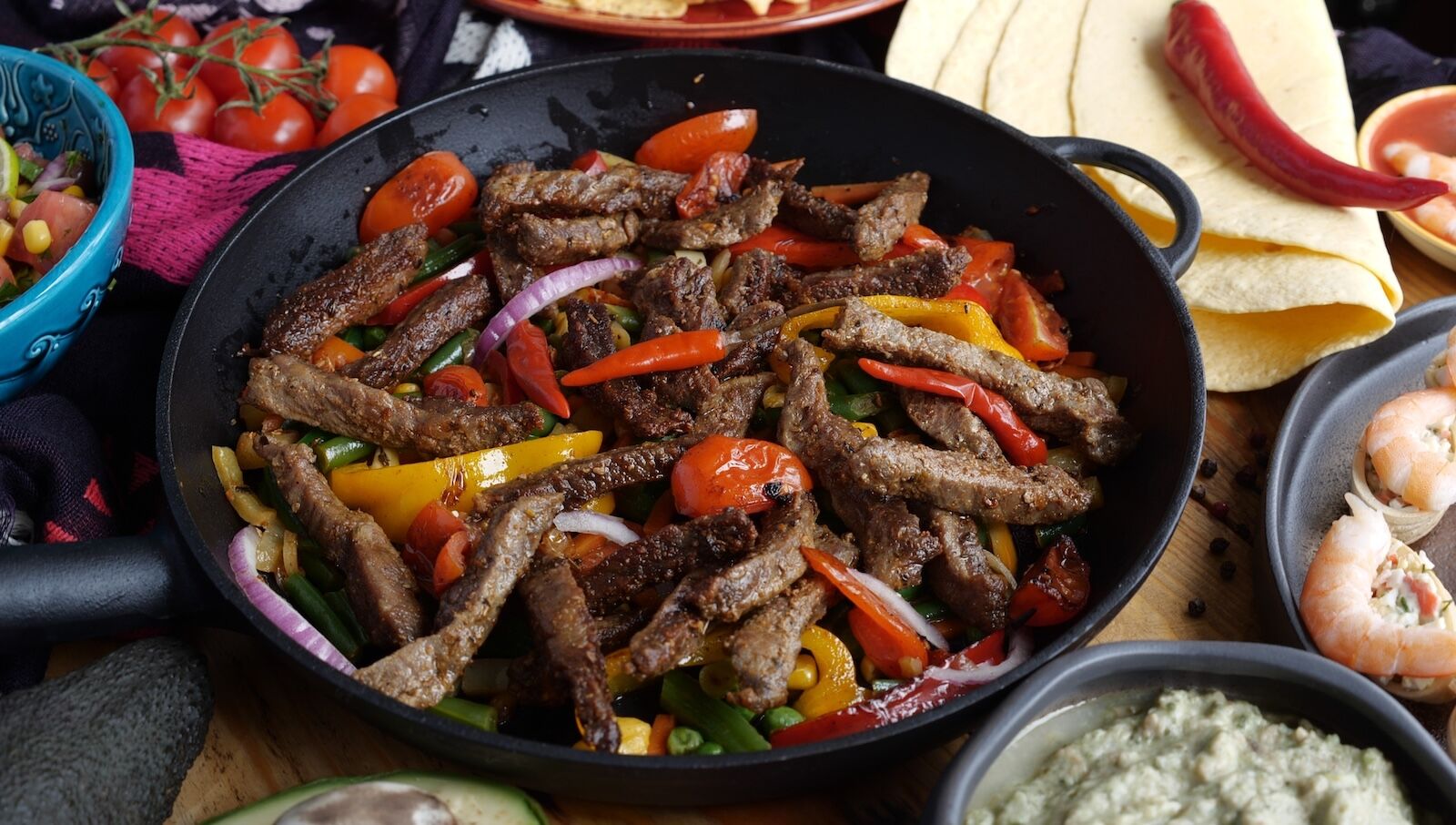 world cup food cities - fajita