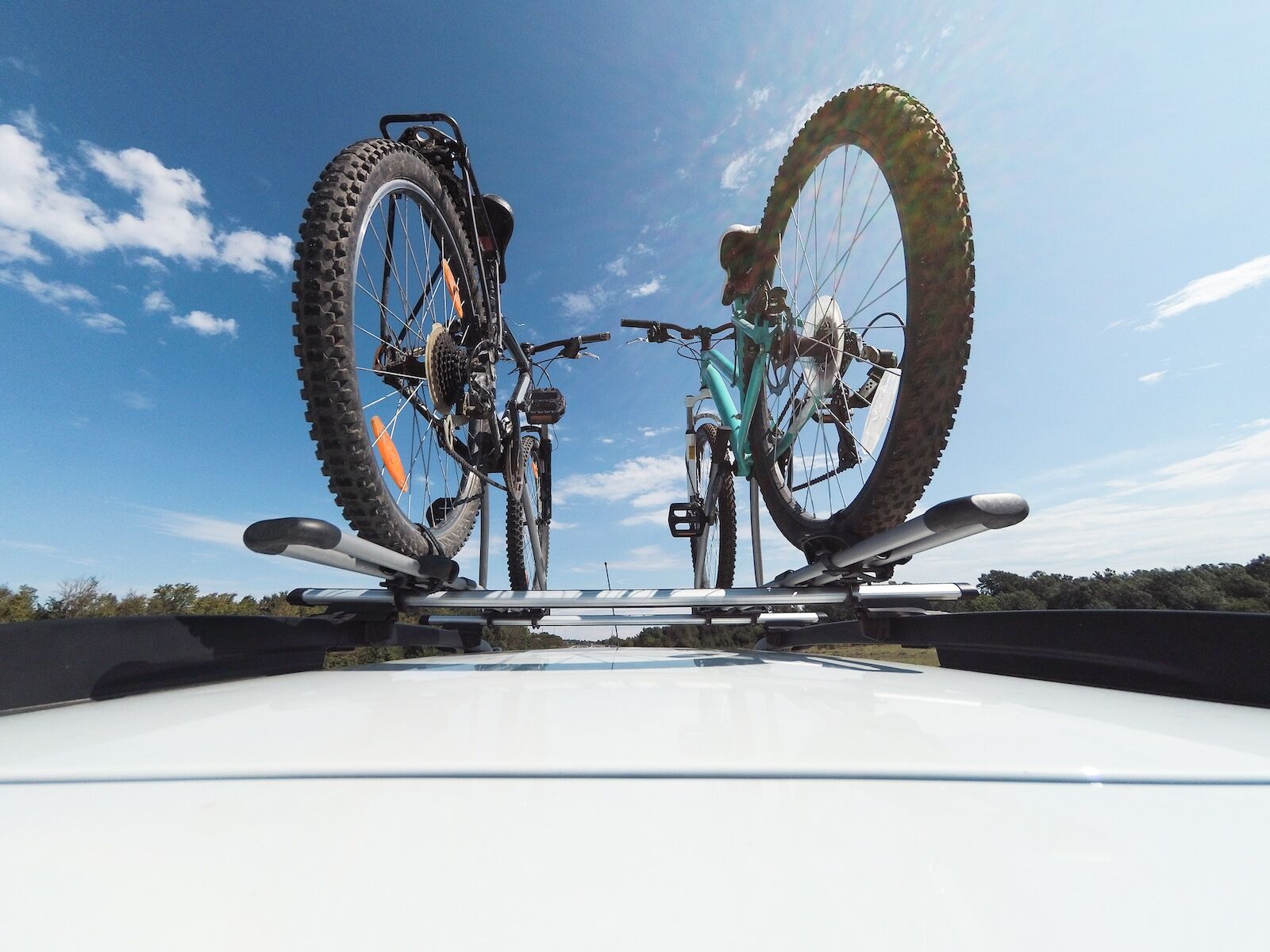 bike rack atop car