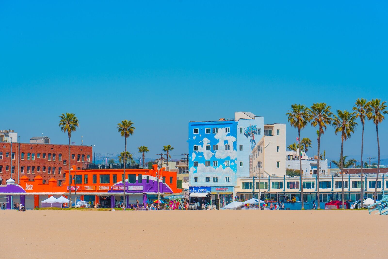 LA world cup games - venice beach
