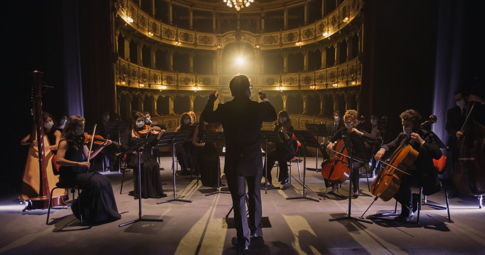 conductor and orchestra on broadway