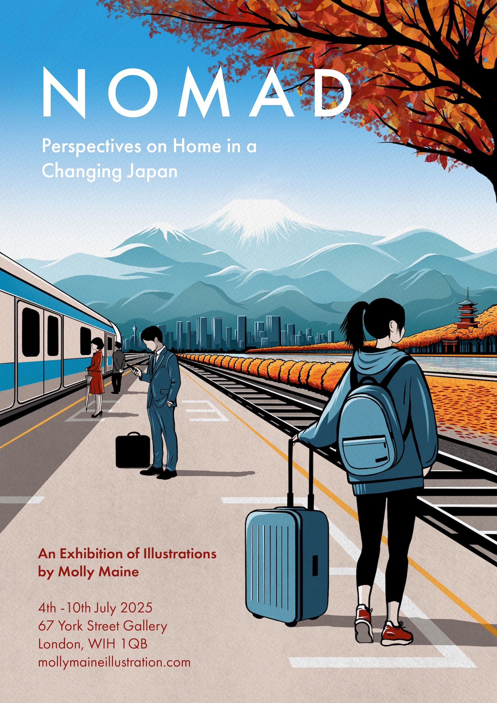 nomad show poster by molly maine