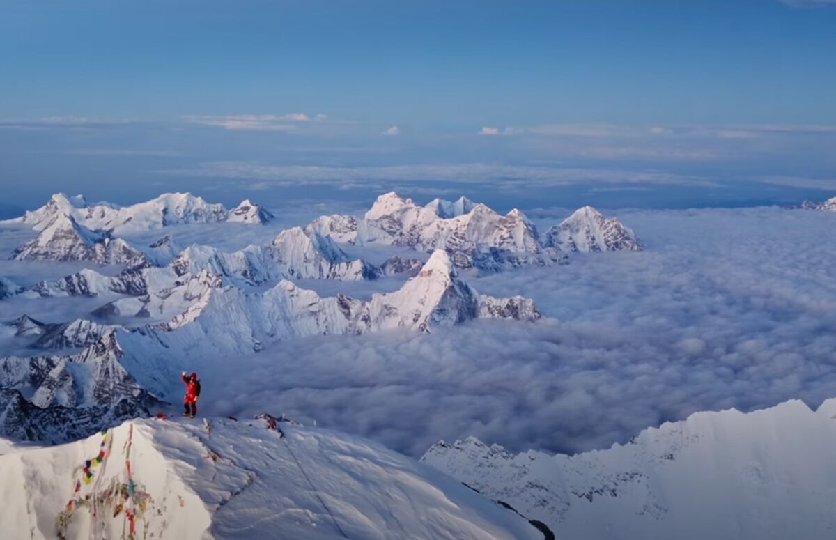 Summiting Everest From Tibet: Stunning Drone Footage of the Most Dangerous Route