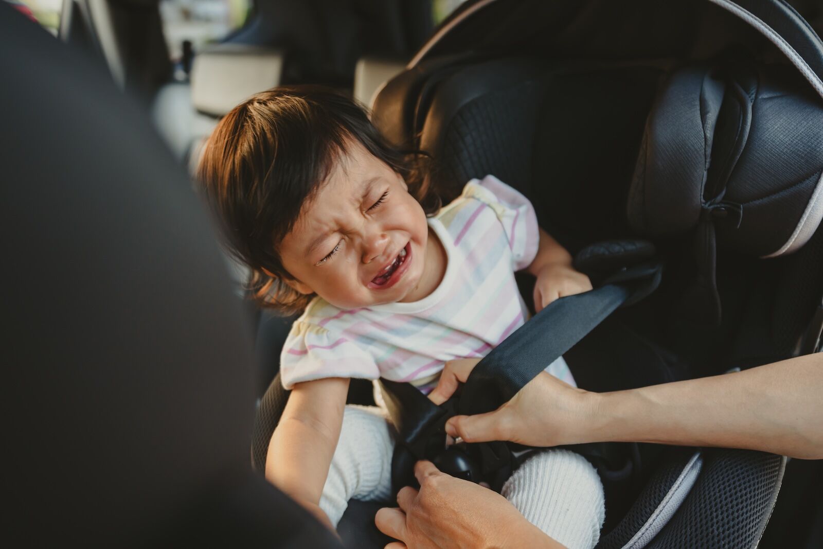 traveling while pregnant - - crying baby