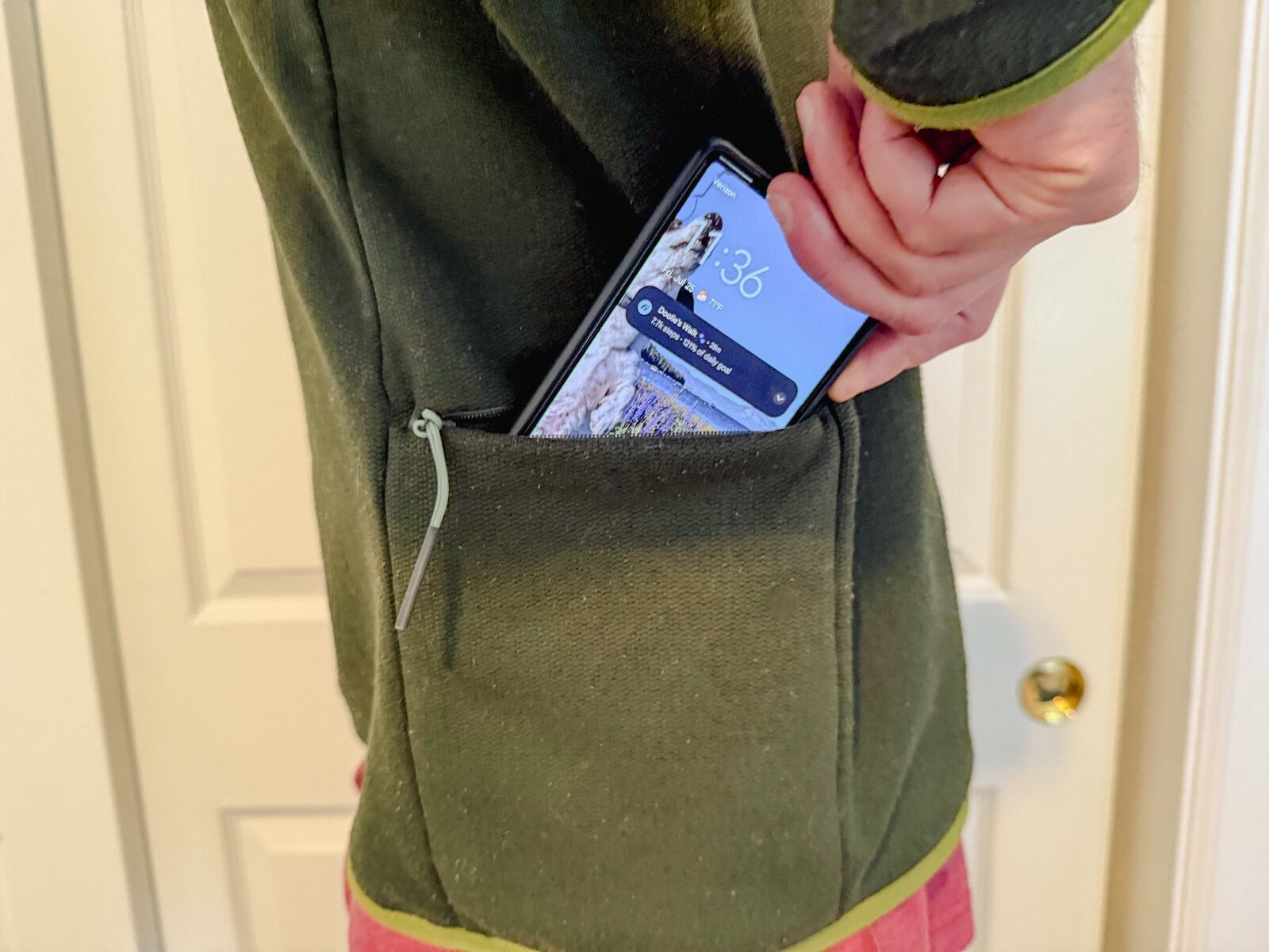 Cotopaxi envo fleece - side pocket