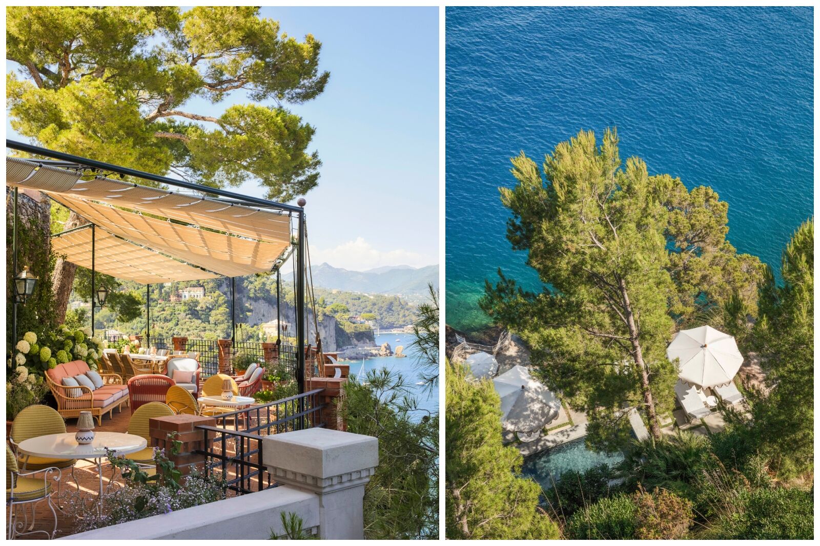 Balcony and Pool at Villa Beatrice, Portofino