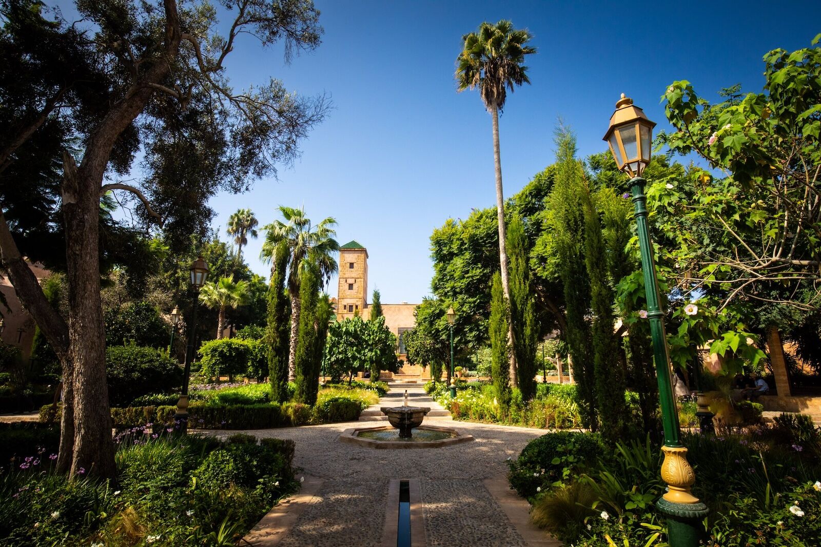 moroccan hospitality - rabat garden