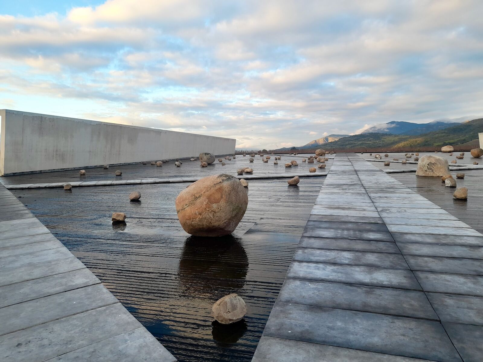 exterior design at vik chile hotel and winery