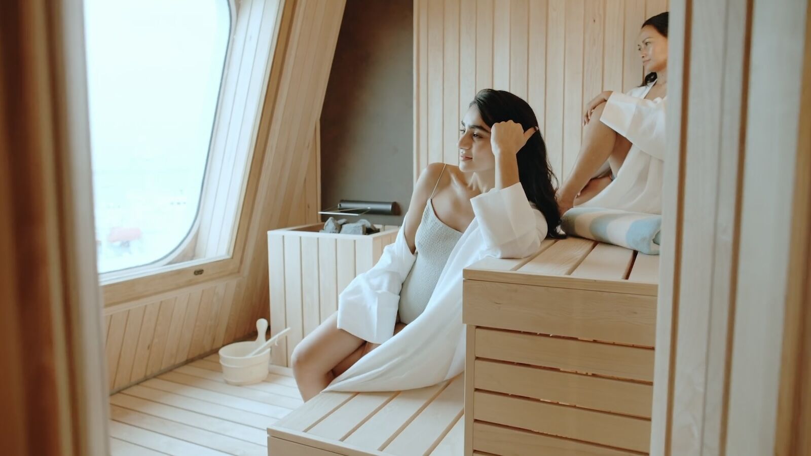wellness cruises - woman in spa on crystal cruise