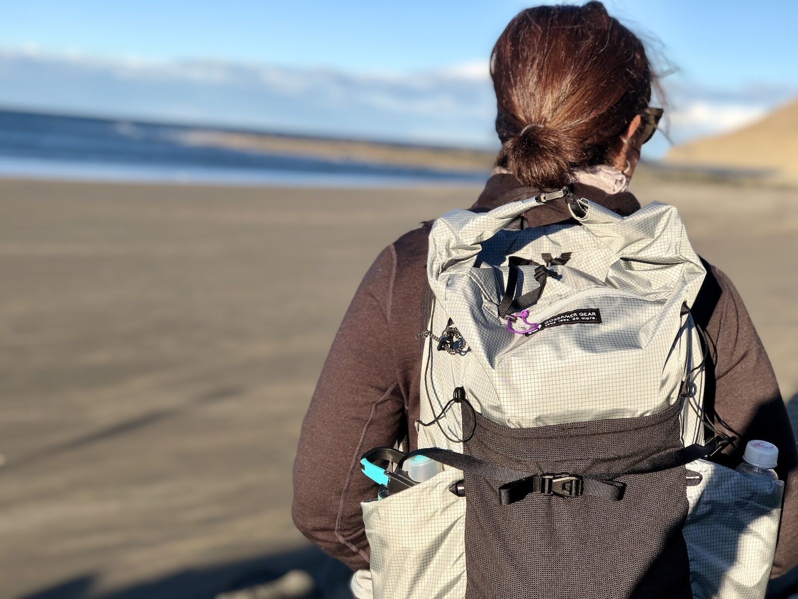 woman wearing gossamer gear skala 38 backpack