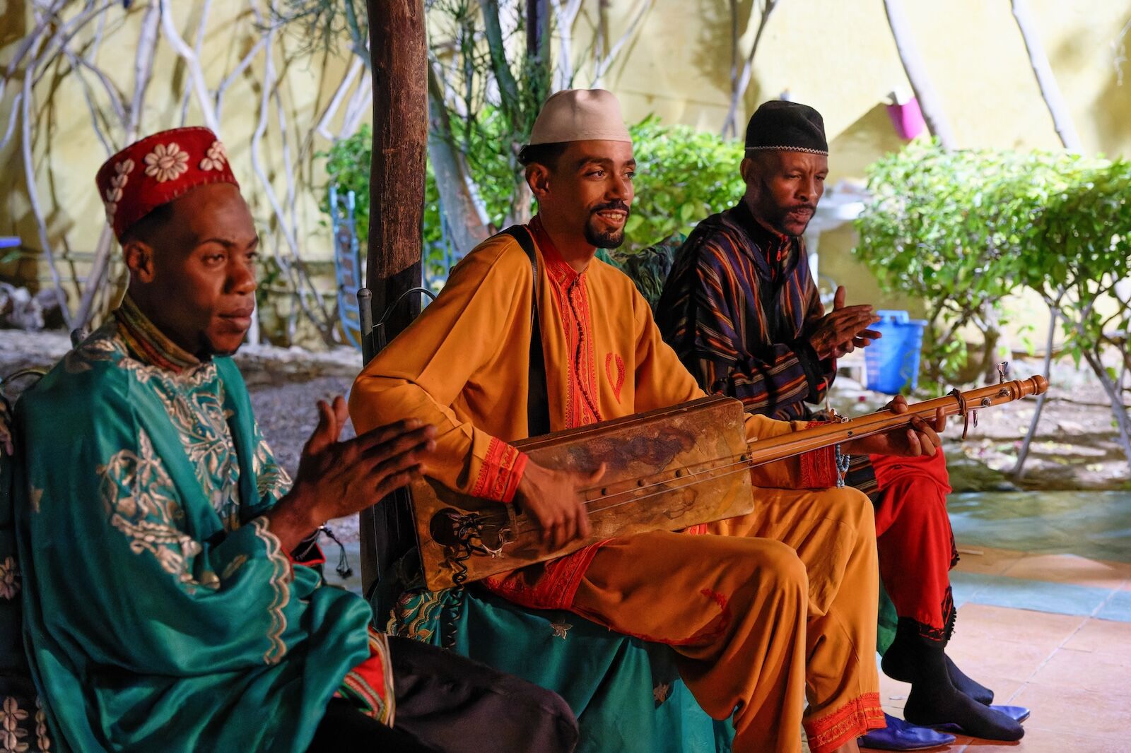 traditional musicians in morocco 
