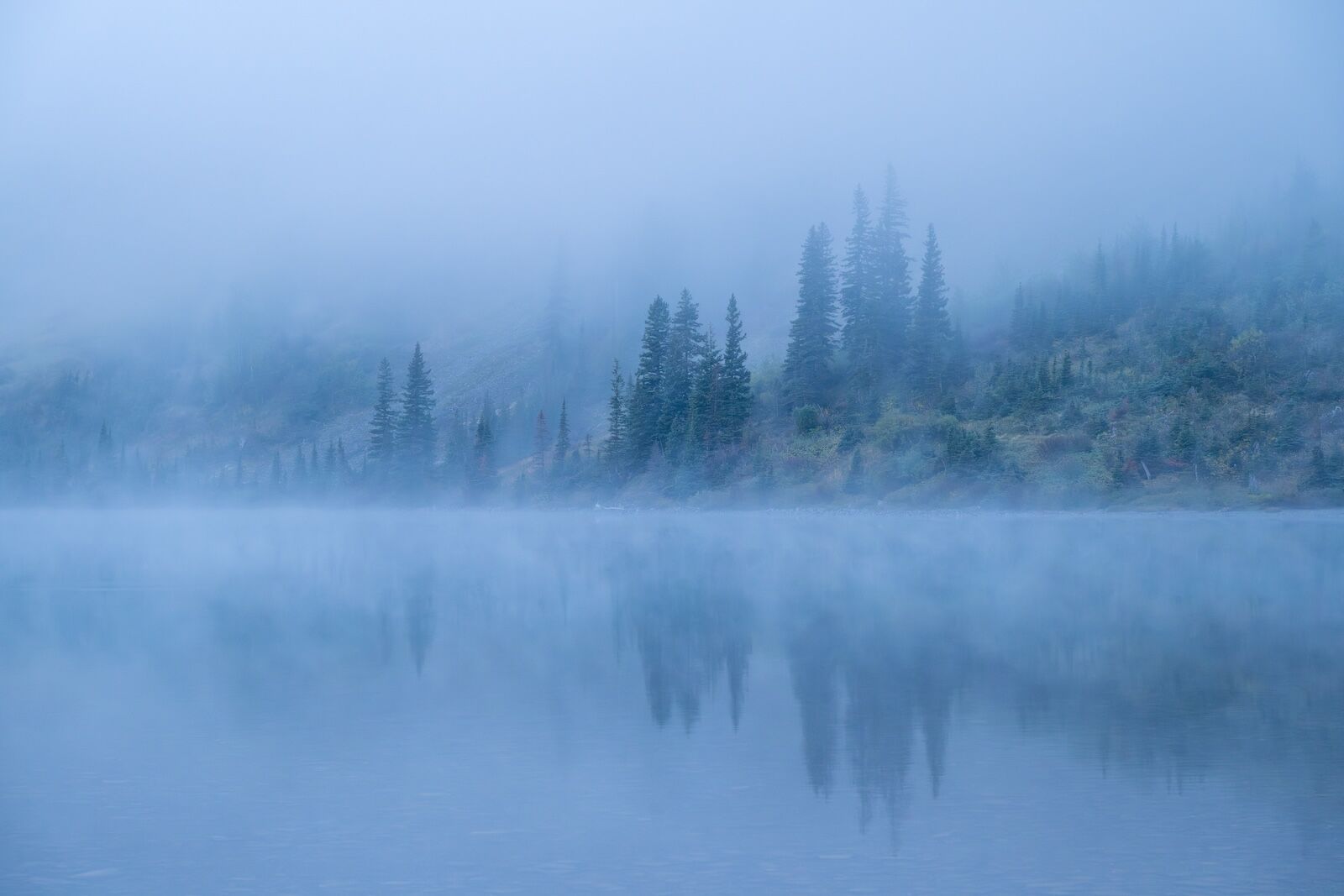 quiet parks - glacier national park misty lake