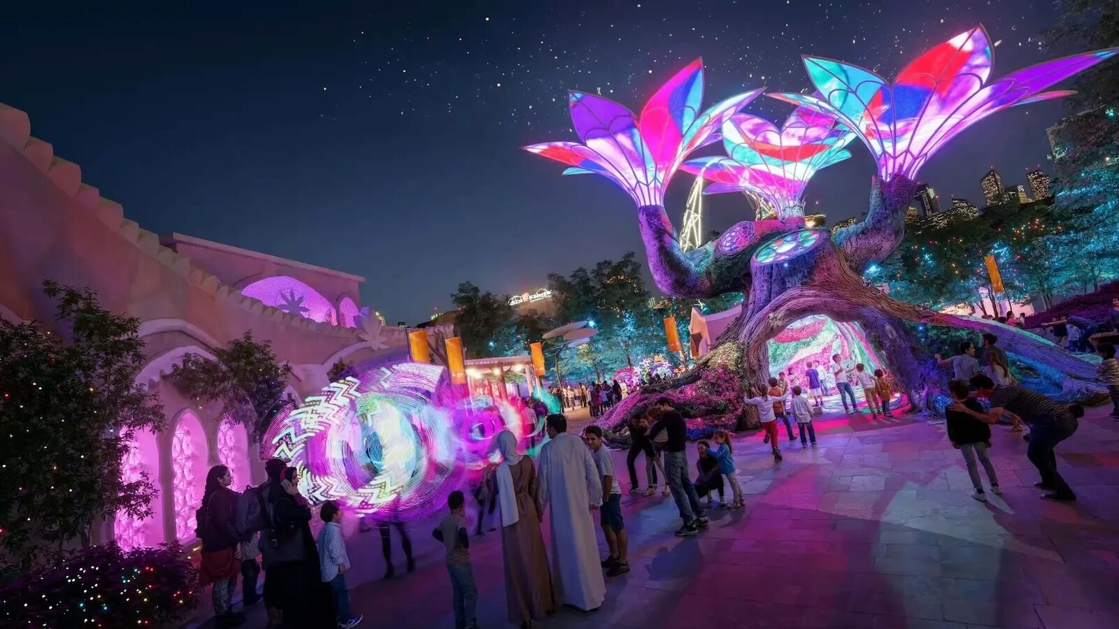 rendering of six flags qiddiya