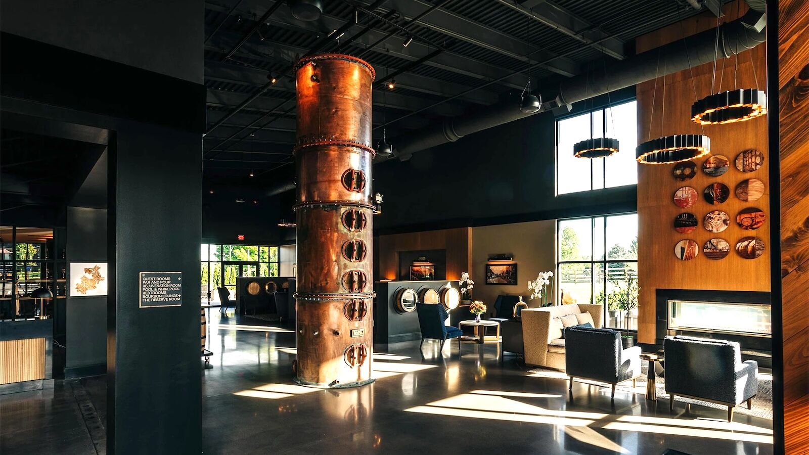 lobby at The Trail Hotel