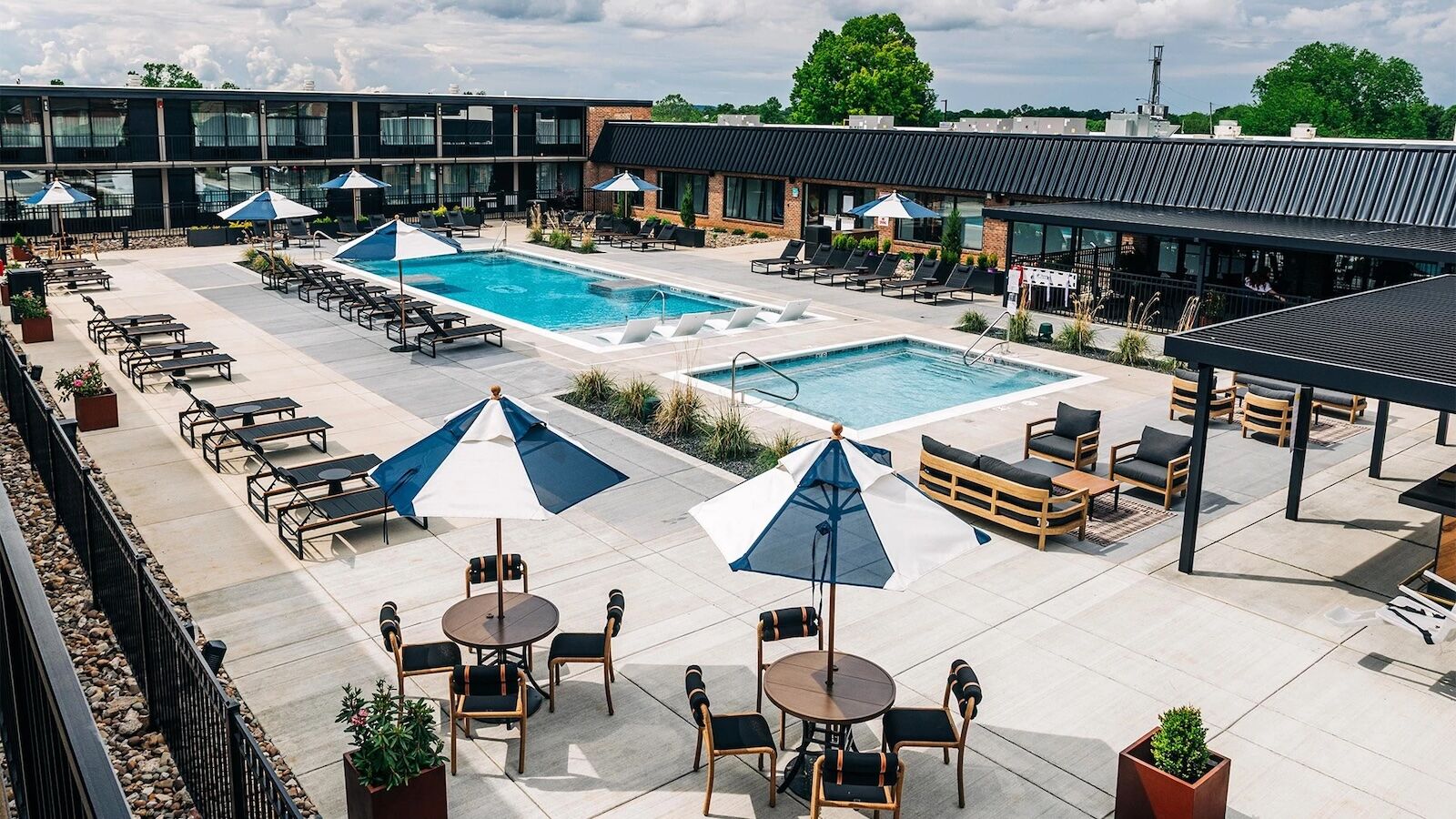 pool at the trail hotel