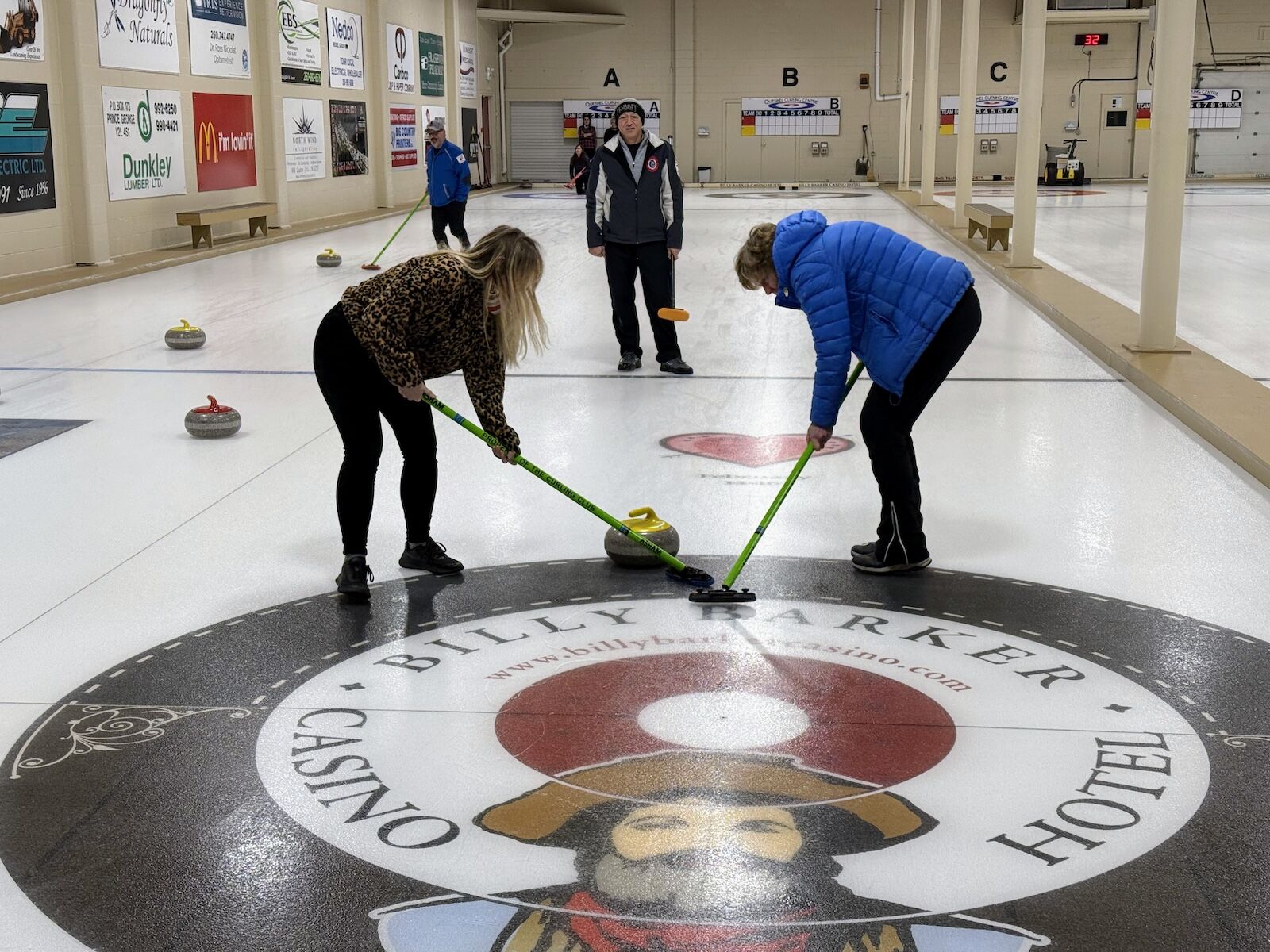 curlers on the ice
