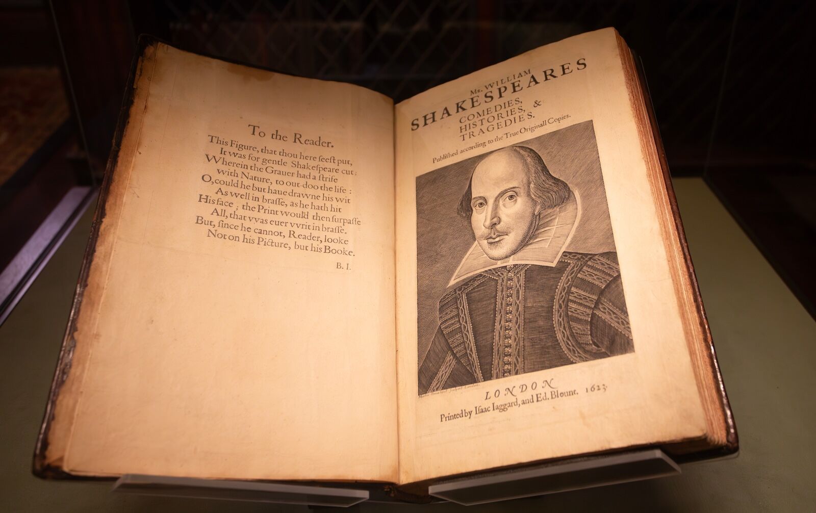One of the few surviving "First Folios" ofWilliam Shakespeare's works.