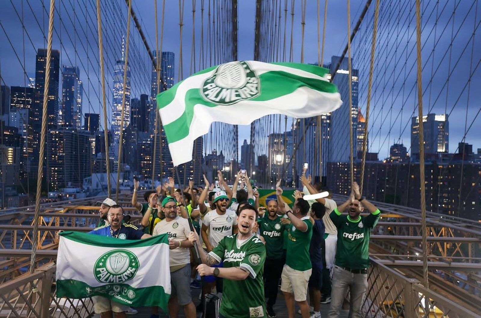 expat fan clubs - palmeiras fans in nyc 