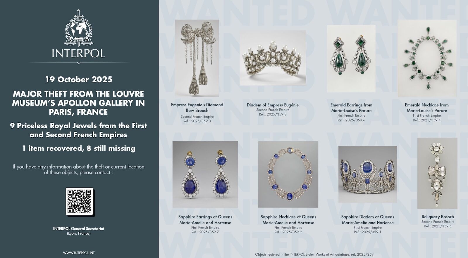 louvre jewelry heist - what was stolen