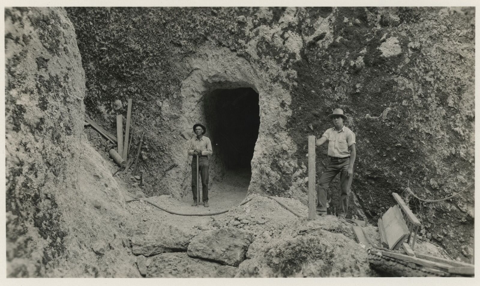 Eastern Sierra Conservation Corps - ccc tunnel