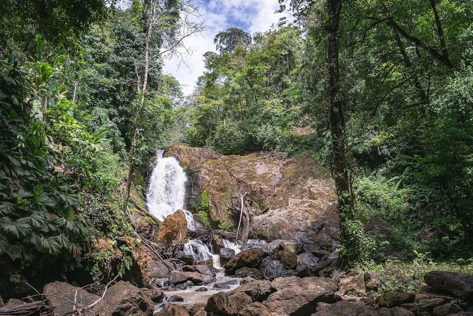 waterfall in corcovado national park