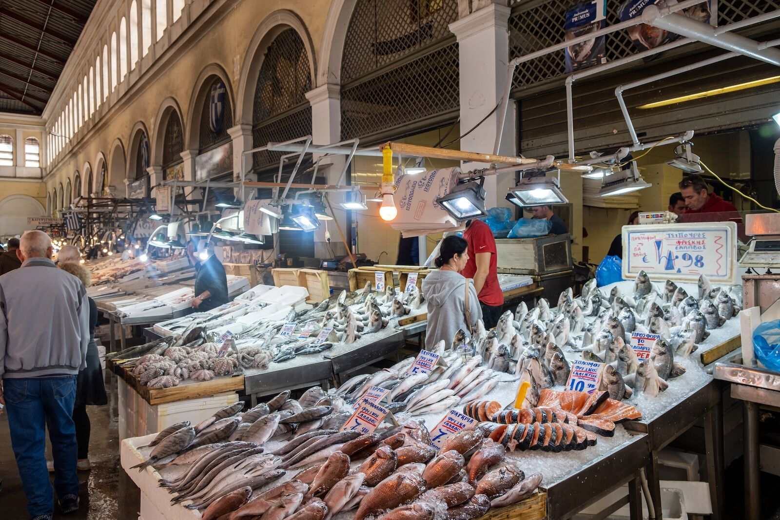 Fish Central Market Athens