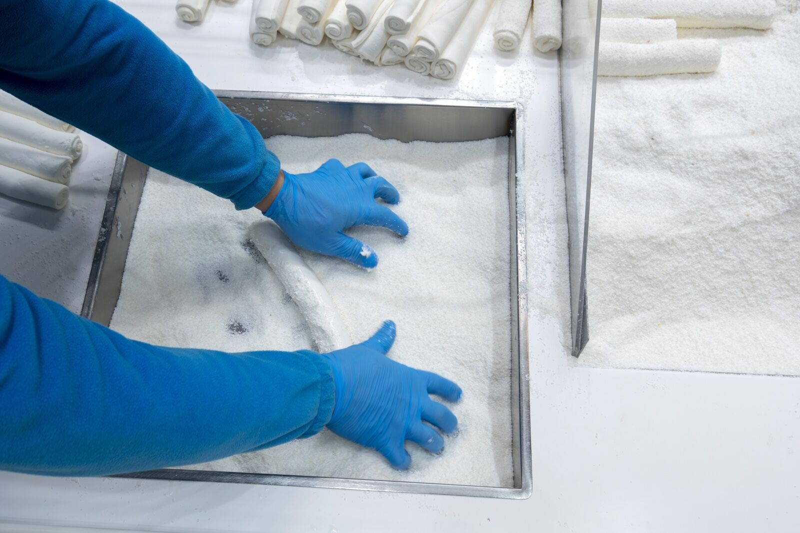 Rolling turkish delight