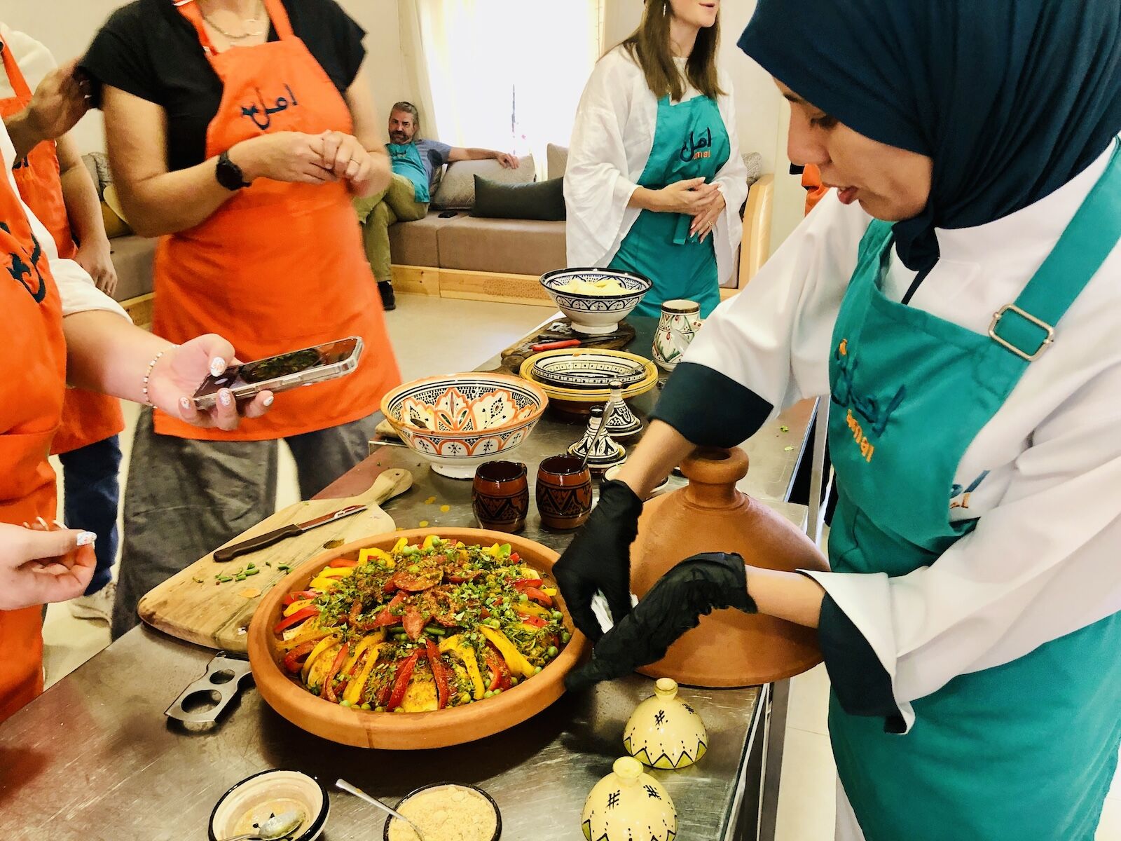 cooking class with amal in morocco