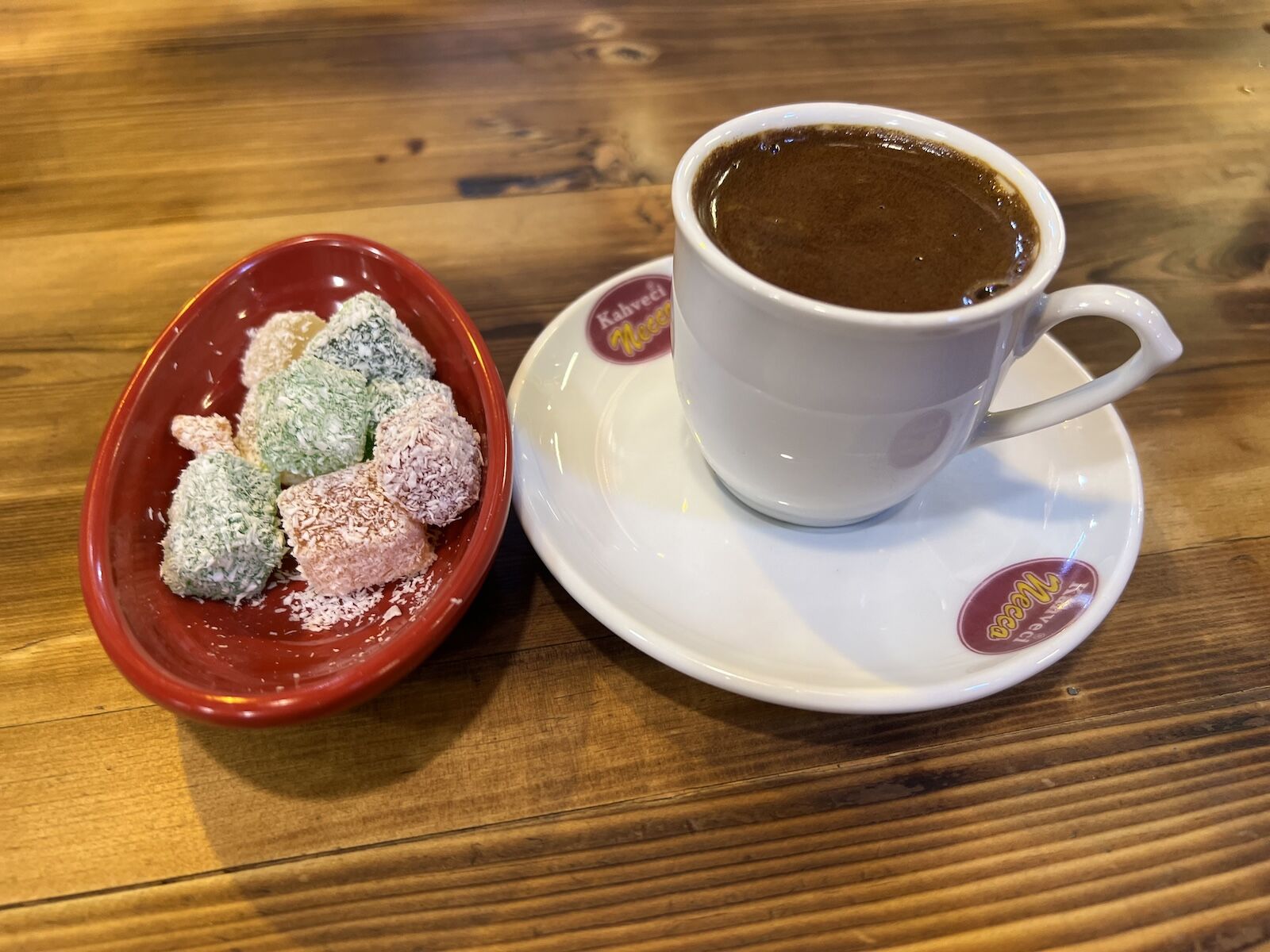 turkish delight and turkish coffee
