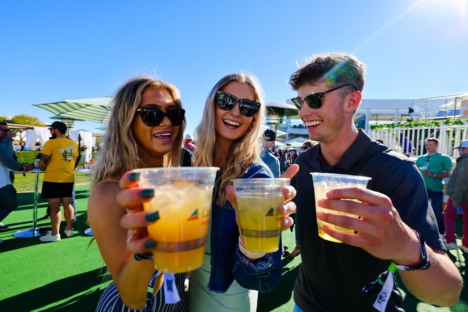 Beer garden at WM Phoenix open