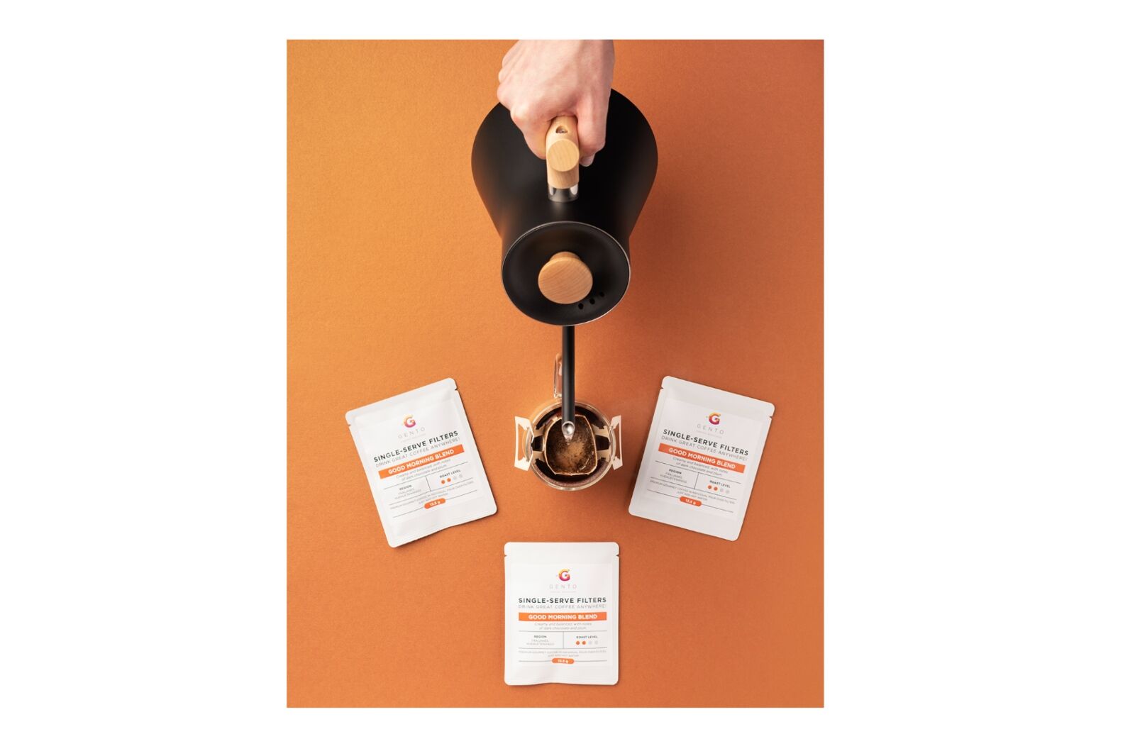 Pour over coffee Gento Coffee Roasters