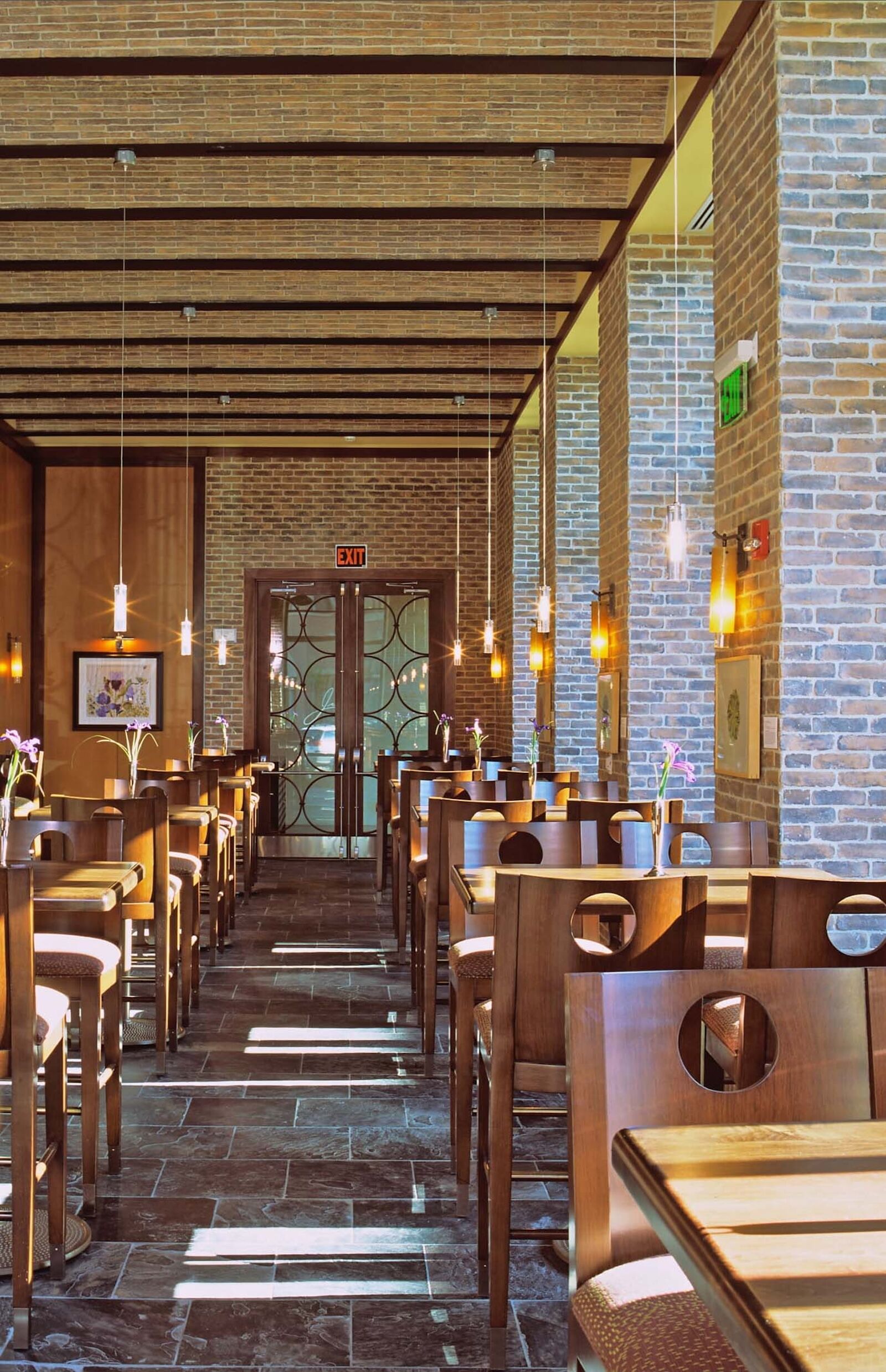 interior of Jill's Restaurant at St. Julien Hotel & Spa