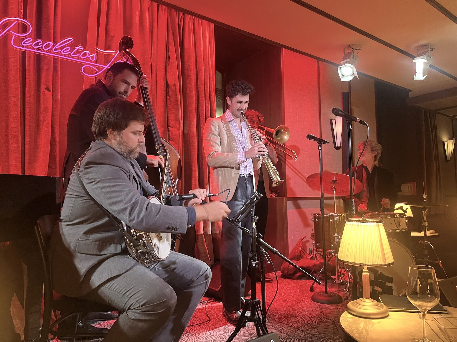 jazz band playing at recoletos jazz in madrid