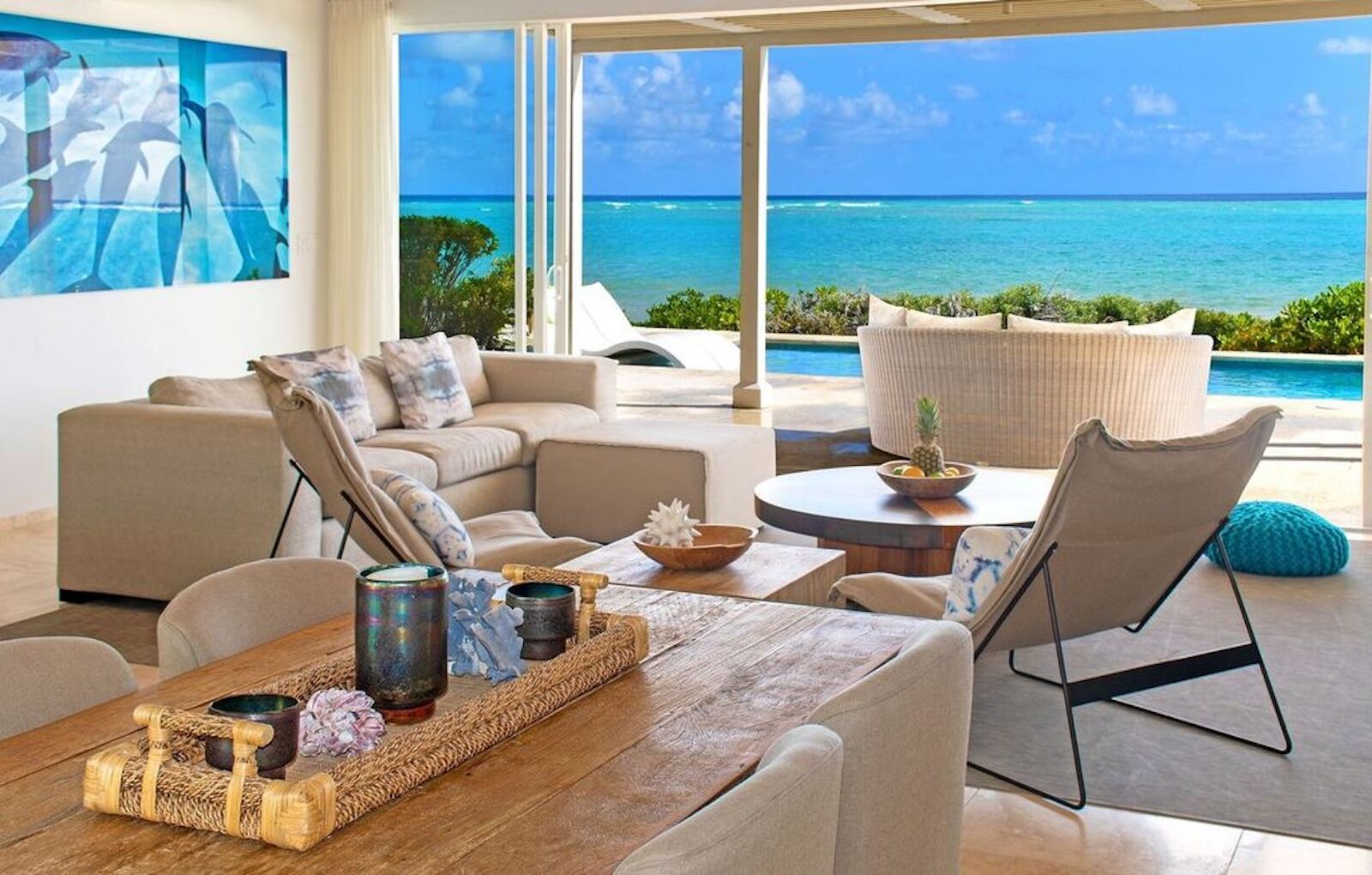 interior of villa at Sailrock South Caicos