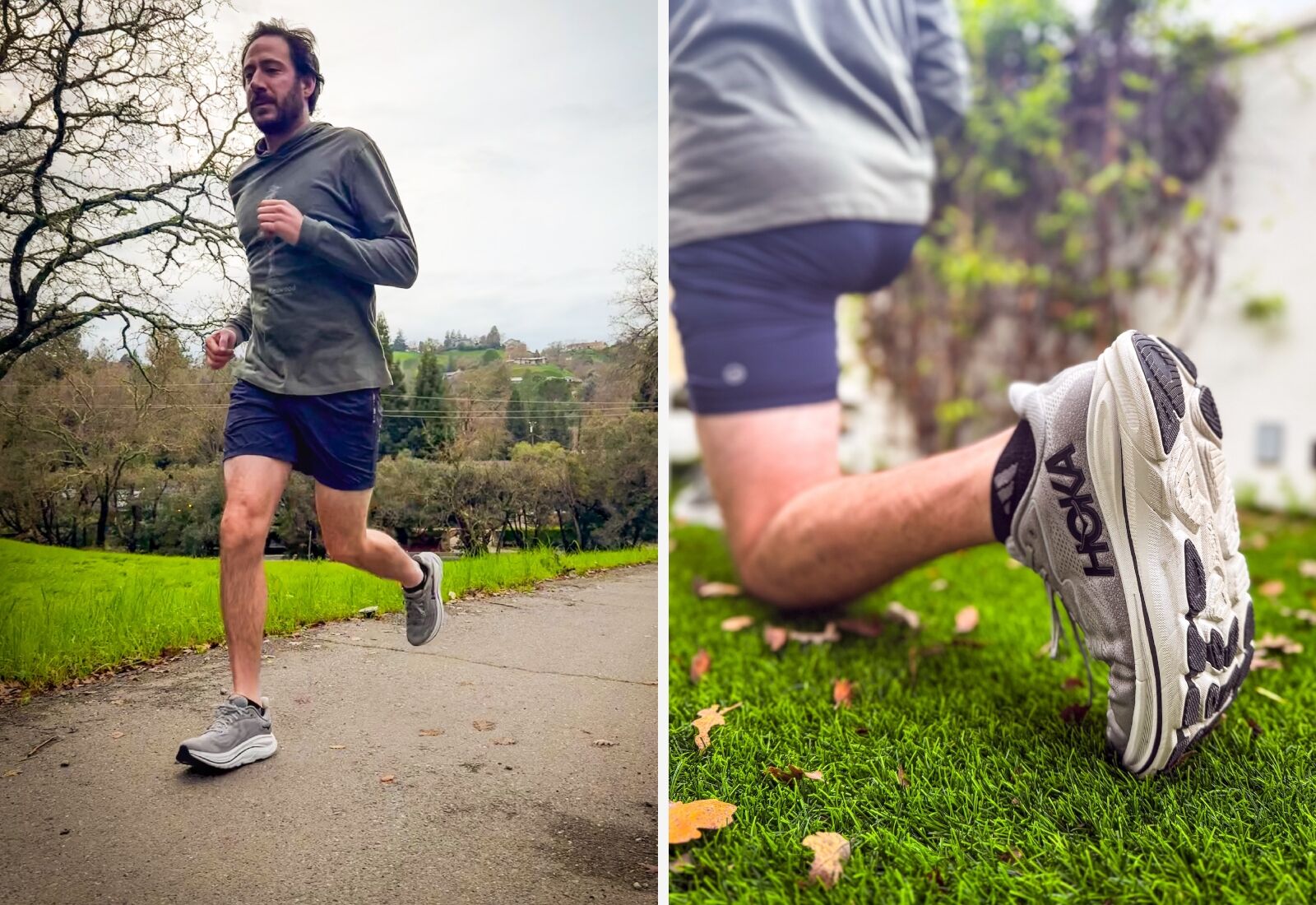 travel running gear - hoka one one shoes 