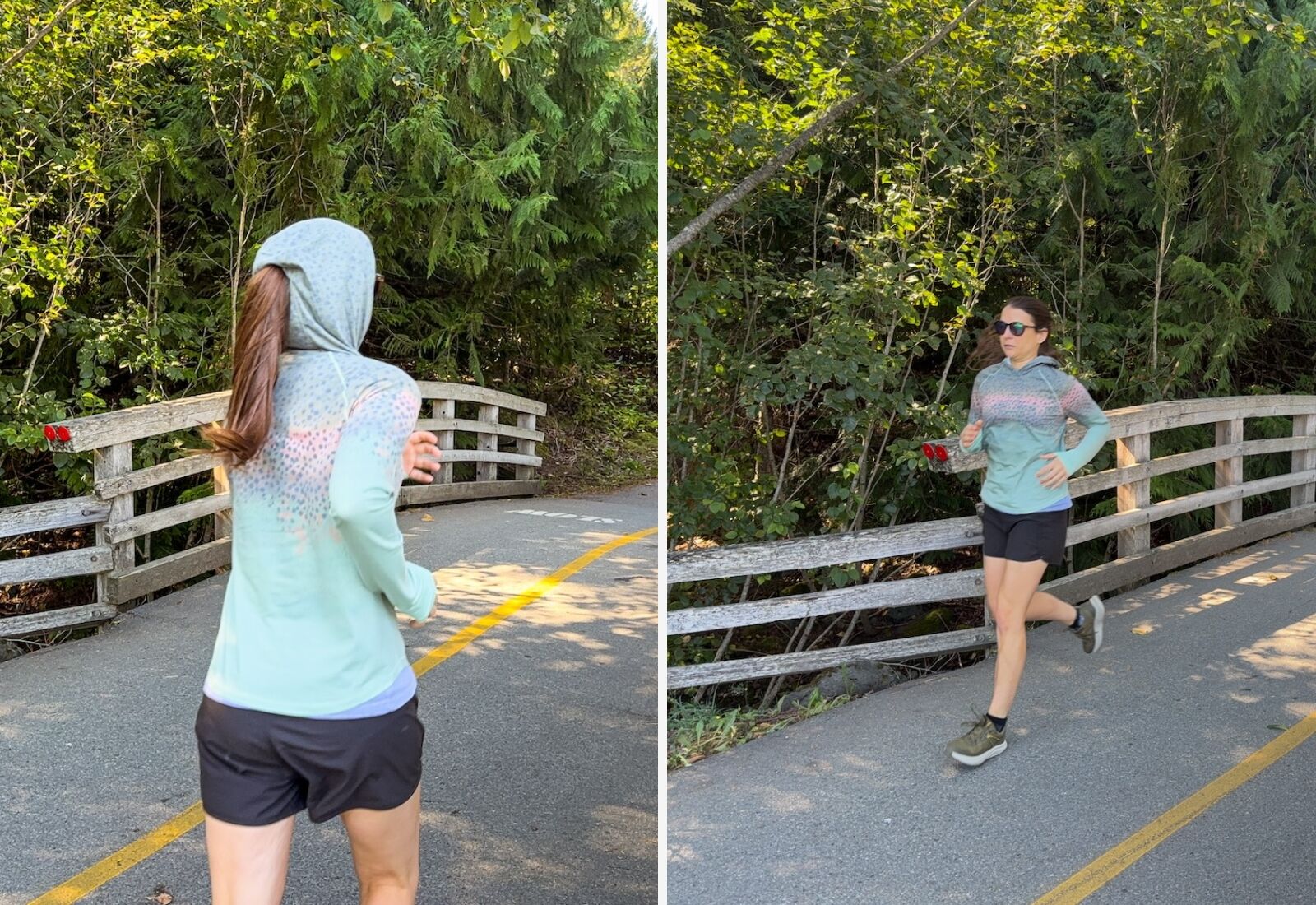 travel running gear -orvis sun shirt women drycast hoodie 