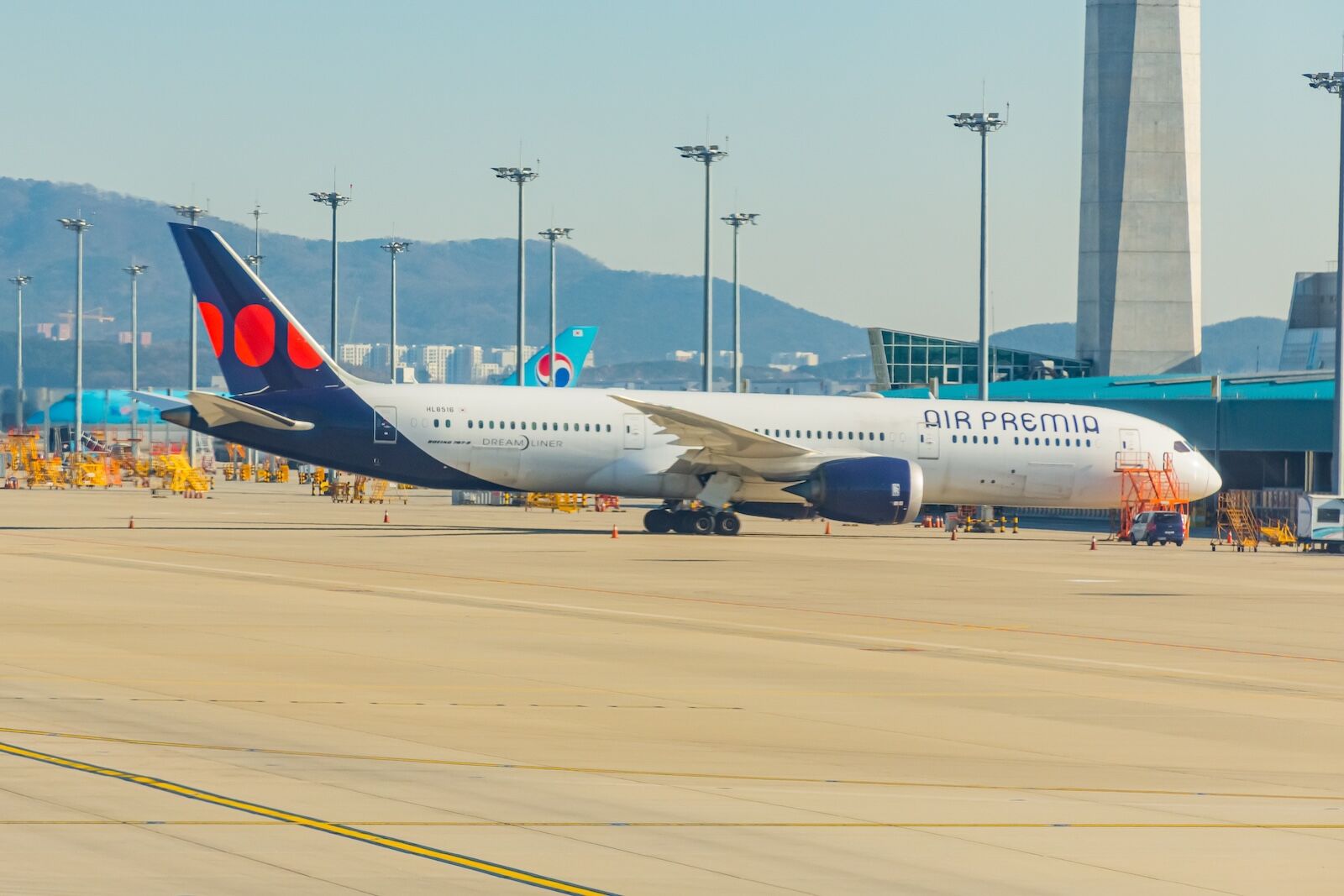 Dc-seoul flight on air premia