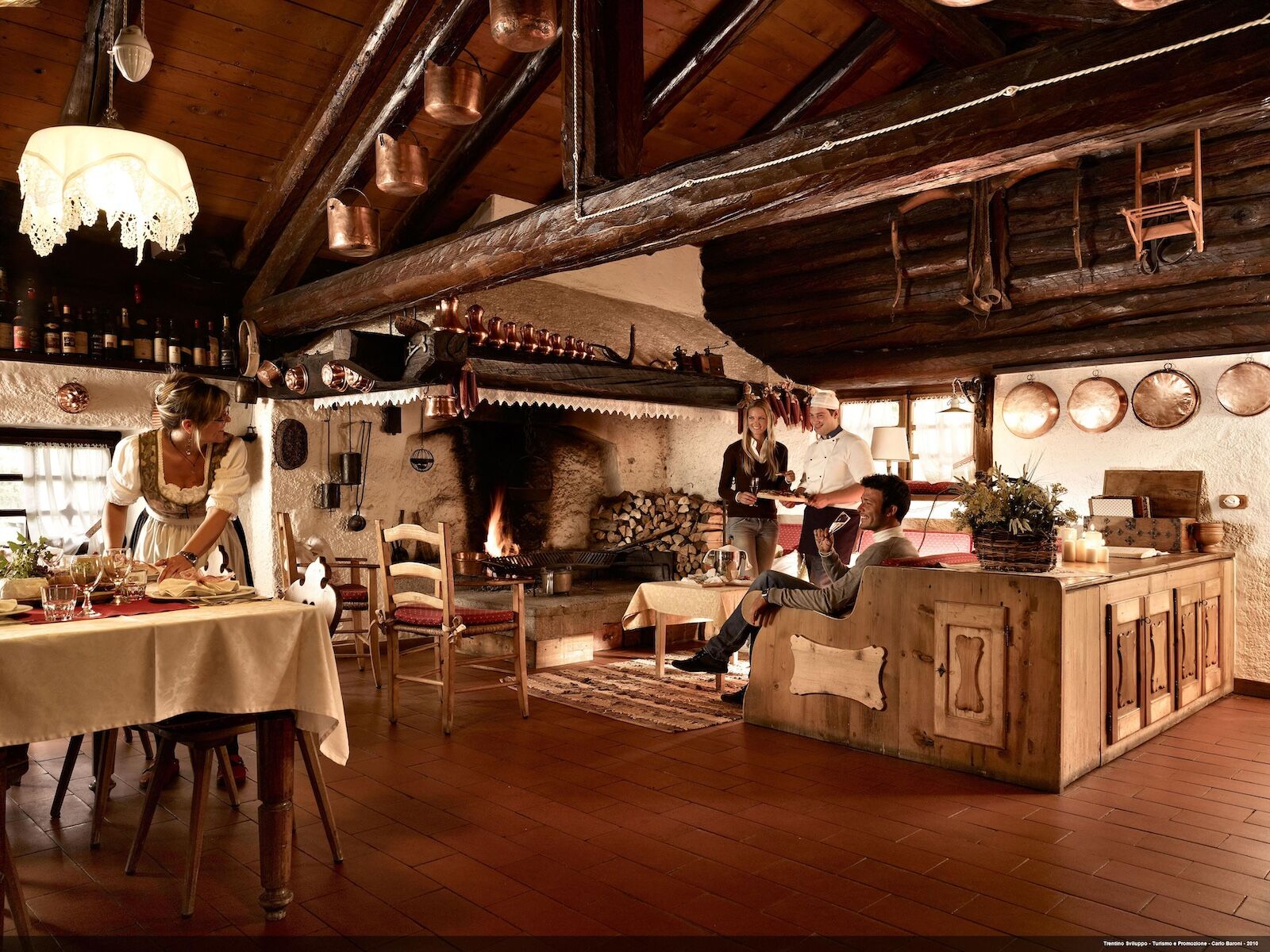 chic dining in Madonna di Campiglio