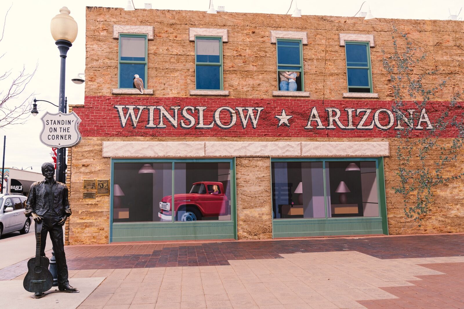 winslow, arizona - route 66 road trip amarillo to kingman