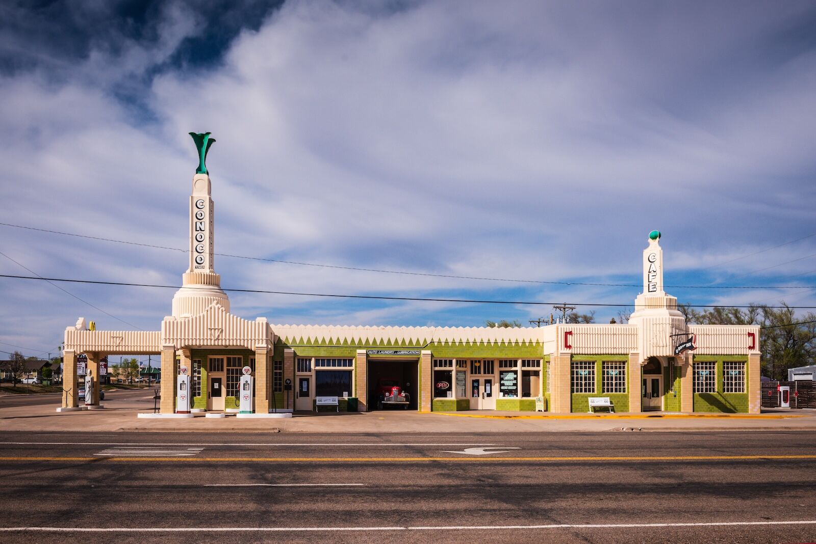route 66 road trip st louis to amarillo - shamorck tx building