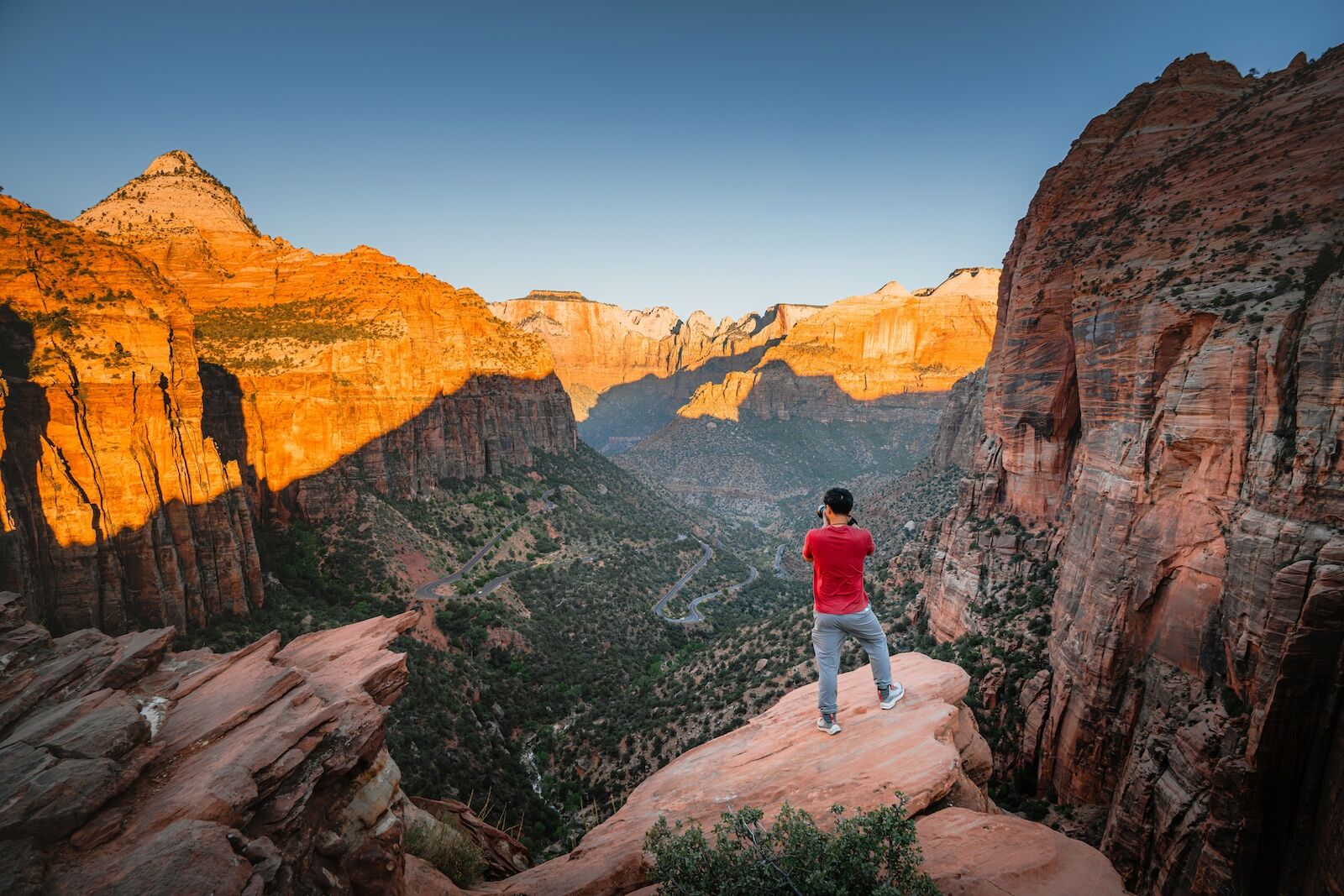 best national parks to visit in spring - zion at sunrise