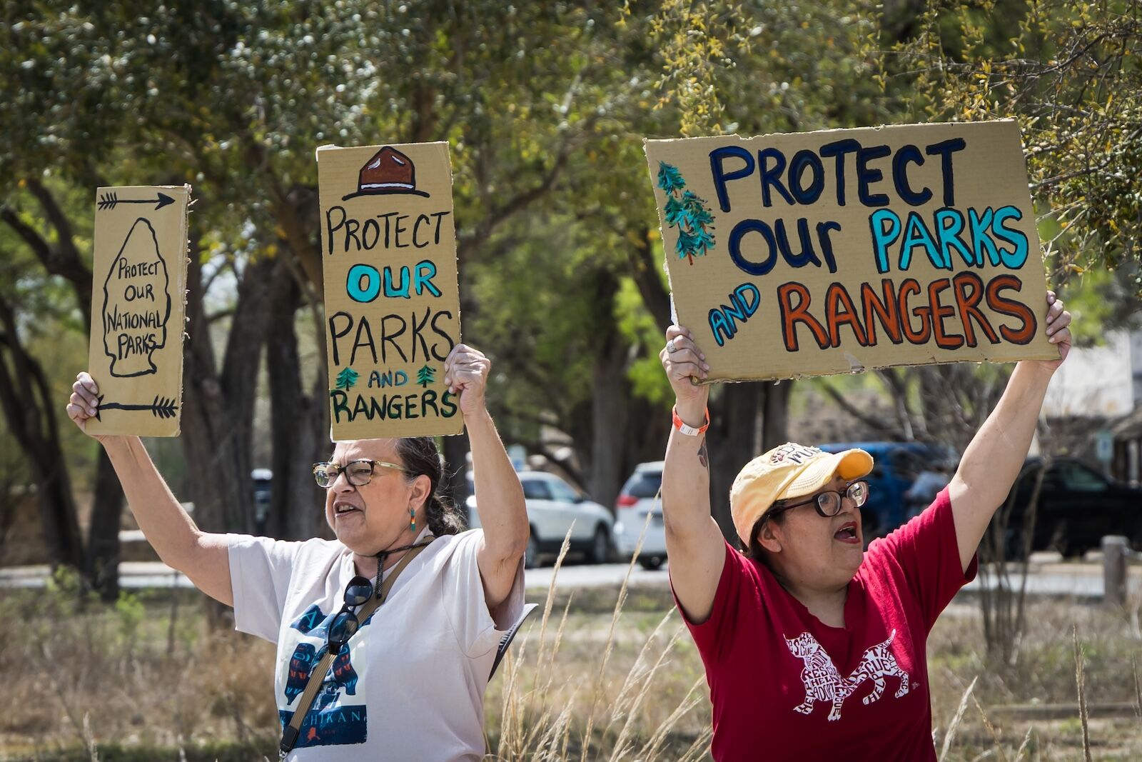 reservations at national parks - protesters