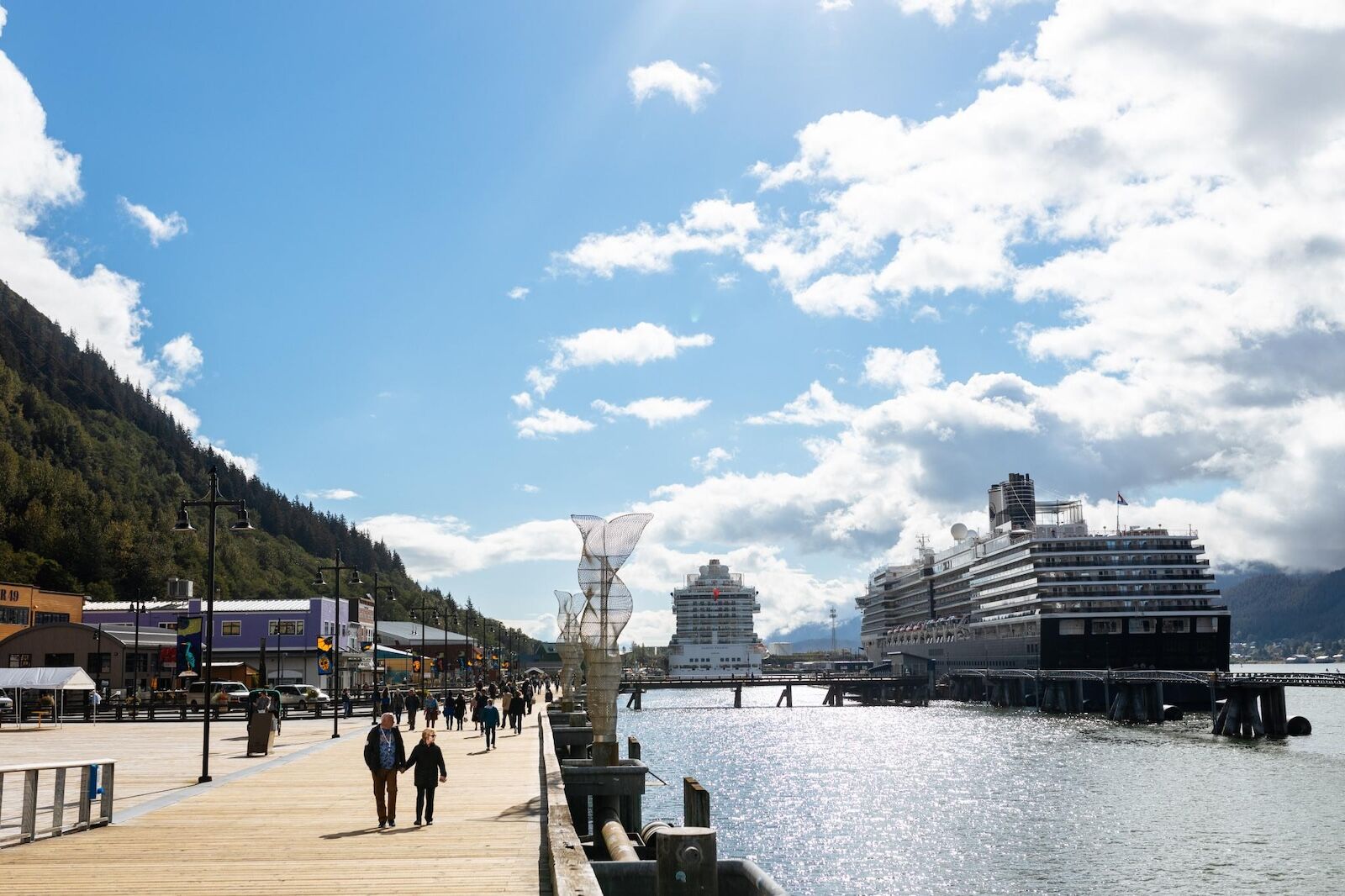 missed cruise - ships in juneau