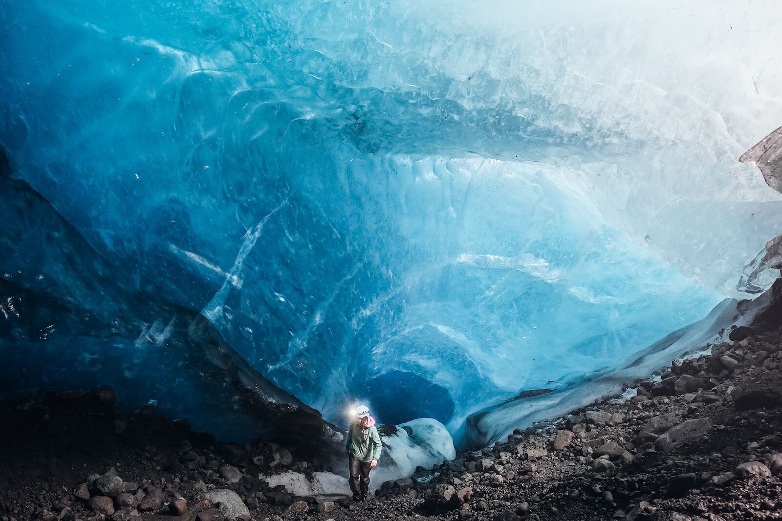 national park visitation records - wrangell ice cave