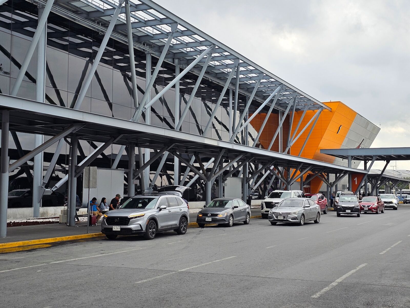 Arrivals area at Monterrey airport