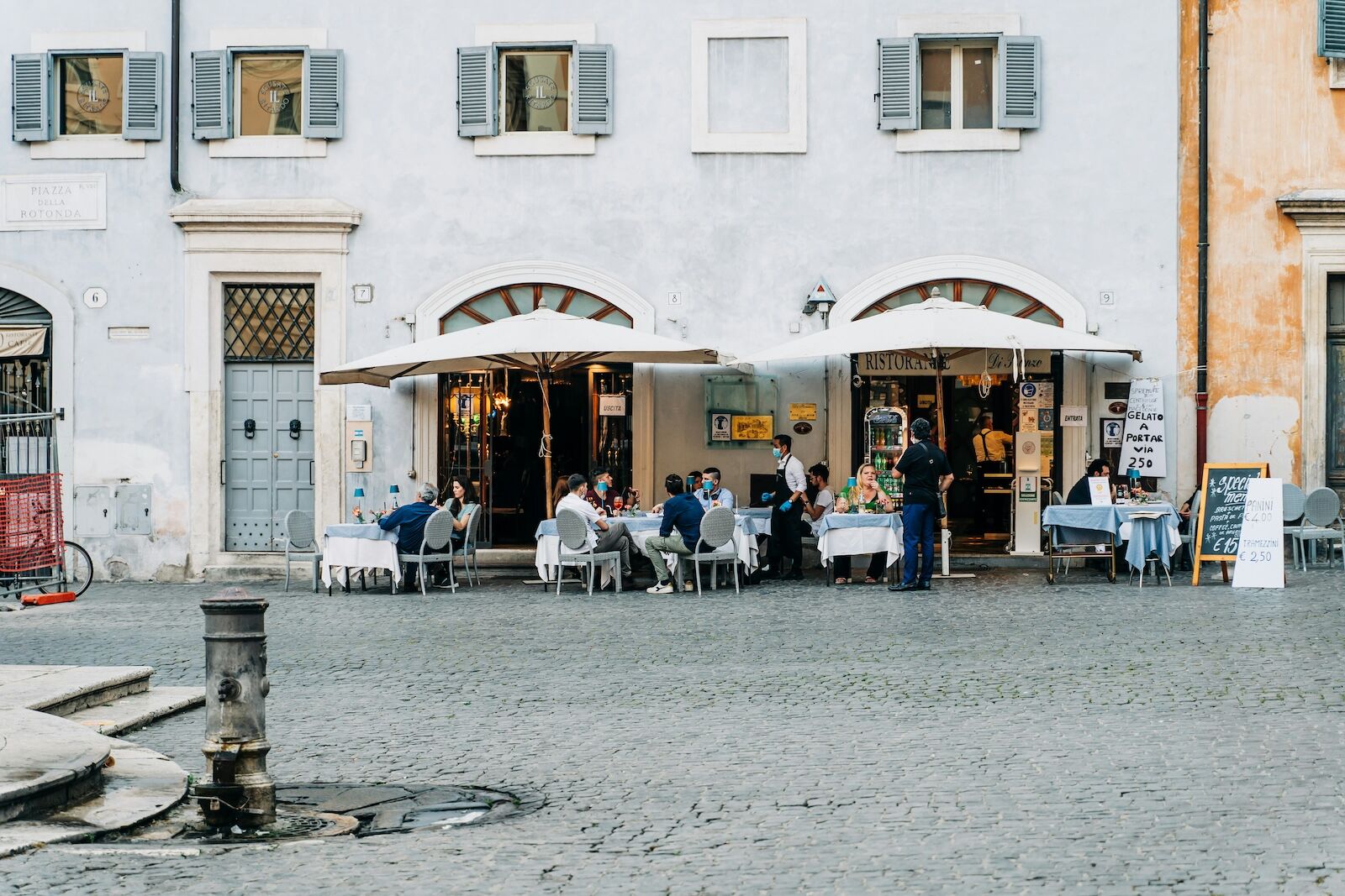 small bistro in rome italy