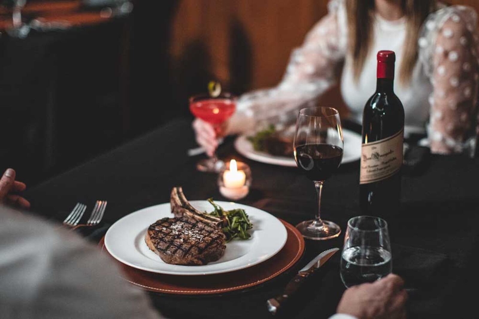 steak dish at north 40 chophouse